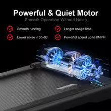 Factory Wholesale Home 2.0HP LED Screen Indoor Running Machine Vibration Walking Pad Electric Treadmill