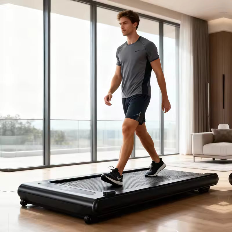 Factory Wholesale Home 2.0HP LED Screen Indoor Running Machine Vibration Walking Pad Electric Treadmill